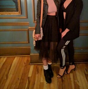 Black layered Tulle Skirt from Addidas original